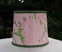 Pink Floral Lampshade, Lilly Pulitzer Fabric, Table Lamp Shade