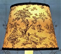 Euro Fitter Black and White Toile Lampshade