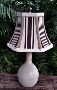 Preppy Brown Hex Bell Lampshade, Lamp Shade