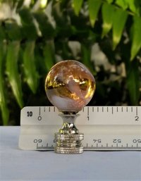 Peach Lamp Finial, Apricot