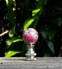 Small Hot Pink Lamp Finial