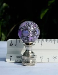 Small Purple Lamp Finial