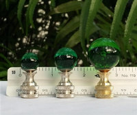 Small Green Lamp Finial