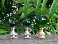 Small Green Lamp Finial