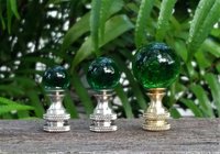 Small Green Lamp Finial