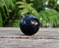 Black Lamp Finial, Blue Red Yellow or White Specks