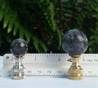 Labradorite Lamp Finial, Small or Medium