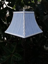 Blue Lampshade, Square Bell Lamp Shade