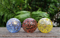 Lamp Finial, Red Yellow or Blue