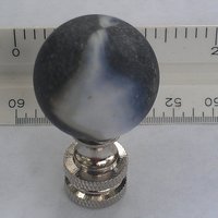 Black White Lamp Finial