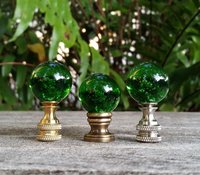 Small Green Lamp Finial