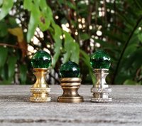 Small Green Lamp Finial