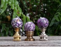 Small Purple Lamp Finial