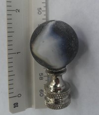 Black White Lamp Finial