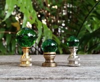 Small Green Lamp Finial