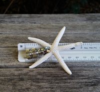 Lamp Finial, Starfish, Off White