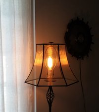 Wire Mesh Lamp Shade, Bronze Screen