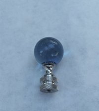 Light Teal Blue Lamp Finial