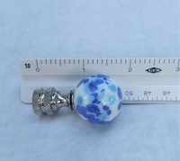 Blue Speckled Lamp Finial