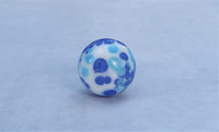 Blue Speckled Lamp Finial