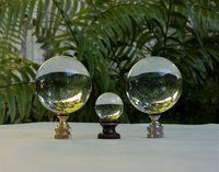 Clear Glass Lamp Finial