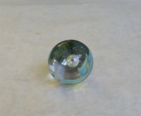 Clear Bue White Swirls Lamp Finial