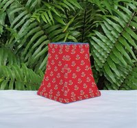 Vera Bradley Fabric Lamp Shade, Wine Red, Clip On