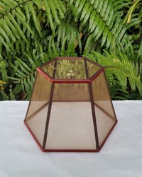 Wire Mesh Lamp Shade, Bronze Screen