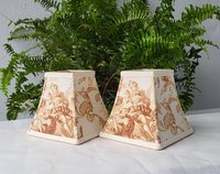 Pair of Romantic Sconce Lampshades