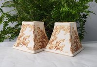 Pair of Romantic Sconce Lampshades