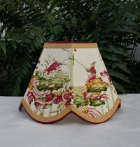 Brunschwig Fils Siren Song Fabric Scallop Lamp Shade Clip On