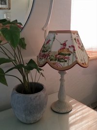 Brunschwig Fils Siren Song Fabric Scallop Lamp Shade Clip On