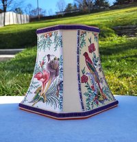 Bird Floral Square Lampshade