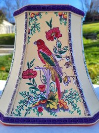 Bird Floral Square Lampshade