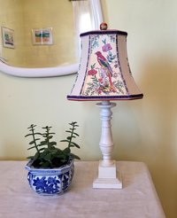 Bird Floral Square Lampshade