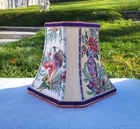 Bird Floral Square Lampshade