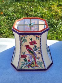 Bird Floral Square Lampshade