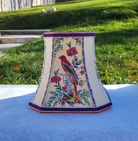 Bird Floral Square Lampshade