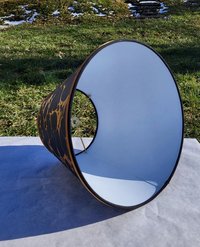 Black Gold Marbled Paper Lampshade