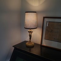 Pair Sea Foam Green Gold Marbled Paper Sconce Lampshades Candle Bulb