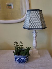 Mint Green Table Lamp Shade Clip On Hexagon