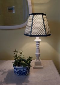 Mint Green Table Lamp Shade Clip On Hexagon