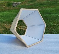 Papyrus Lampshade Hexagon Clip On