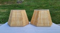 Papyrus Lampshade Medium Brown Hexagon Various Sizes Trims