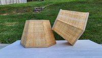 Papyrus Lampshade Medium Brown Hexagon Various Sizes Trims
