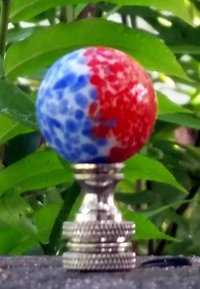 Blue Red Lamp Finial