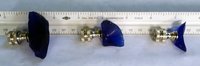 Cobalt Lamp Finial, Sea Glass