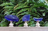 Cobalt Lamp Finial, Sea Glass