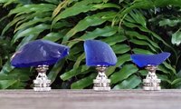 Cobalt Lamp Finial, Sea Glass