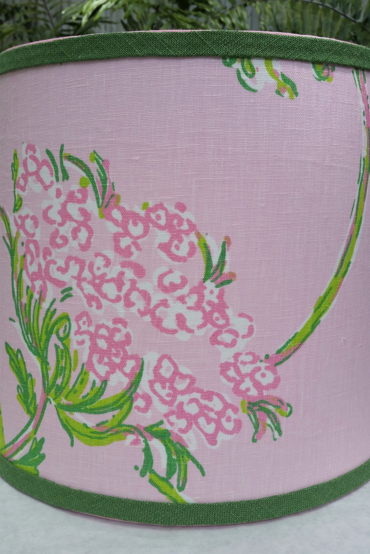 Pink Floral Lampshade, Lilly Pulitzer Fabric, Table Lamp Shade